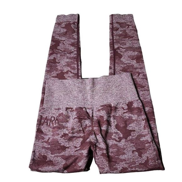 Gymshark pink adapt seamless camo butt scrunch leggings 24" - Picture 2 of 3